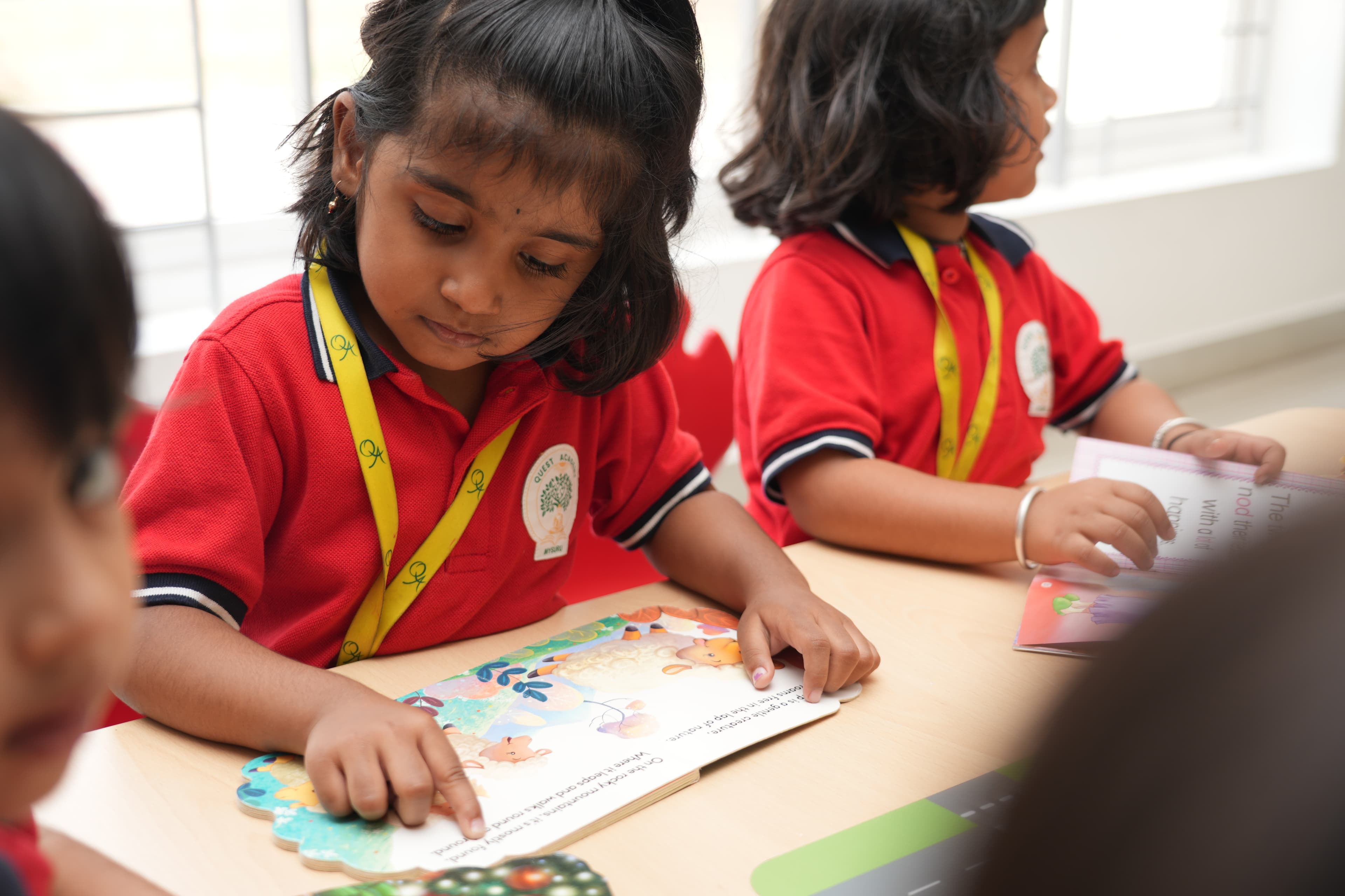 Children engaged in learning